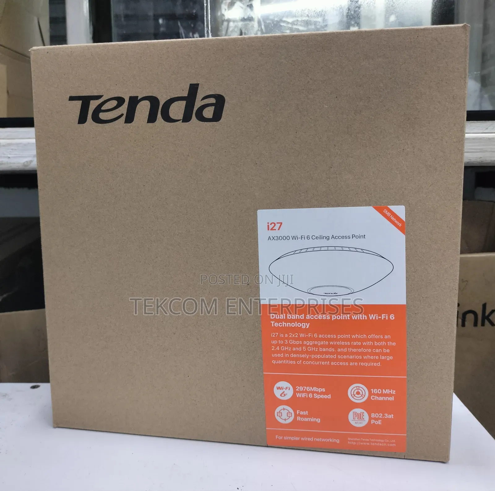 Tenda I27 Ax3000 Wi-Fi 6 Ceiling Access Point