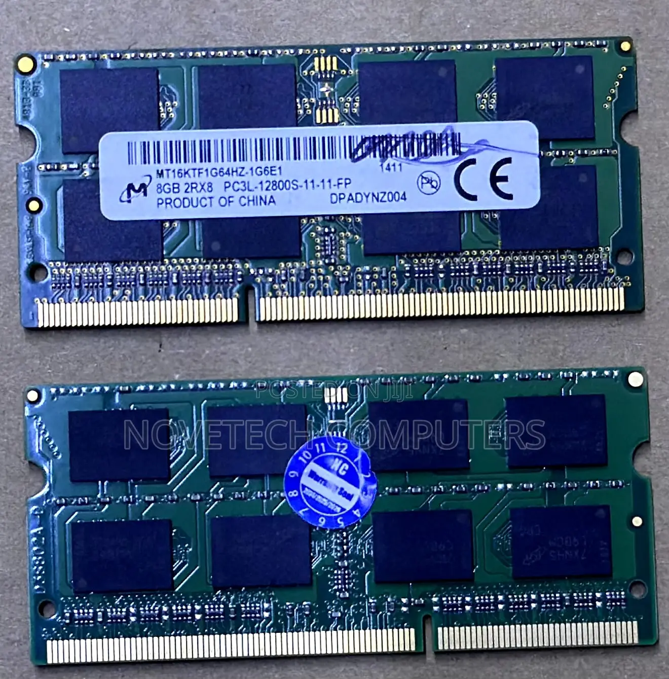 Micron 8gb 2rx8 Pc3l 12800s-11-11-Fp Laptop Memory