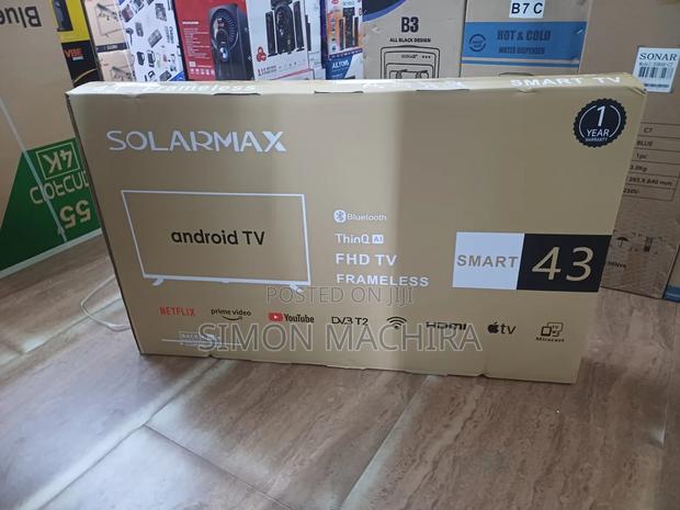 Solarmax 43 Inch Smart Android Frameless - main view