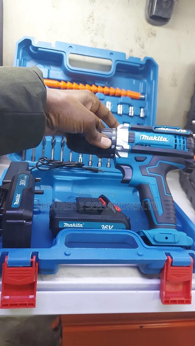 Makita 36v Li-Ion Cordless Drill Set, - thumbnail 2