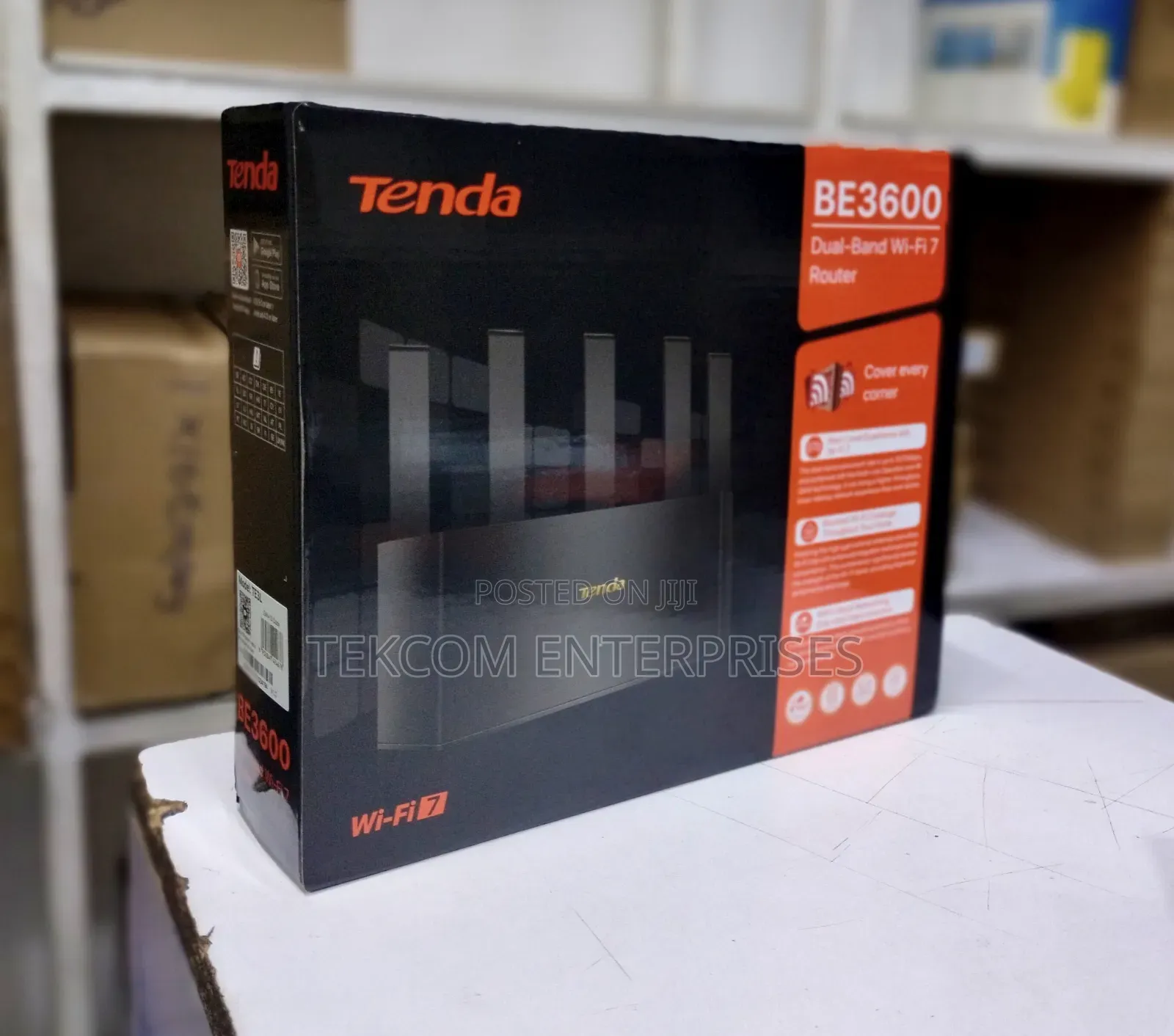 Tenda Be600 Wi-Fi 7 Dual-Band Gigabit Router