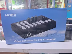4 × 2 Video Switcher for Livestreaming Capture With Mic Line