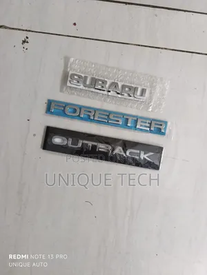 Shiny Chrome Stickers for Subaru Outback Forester