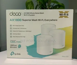 Tp-link Deco X20 Ax1800 Whole Mesh Wi-fi 6 System (Deco X20)
