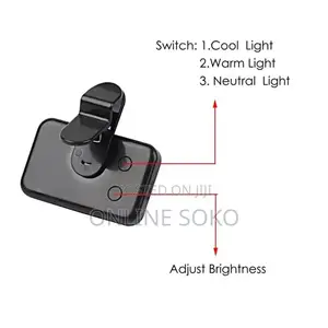 Rechargeable Selfie Fill Light Clip on for Phones, Laptop