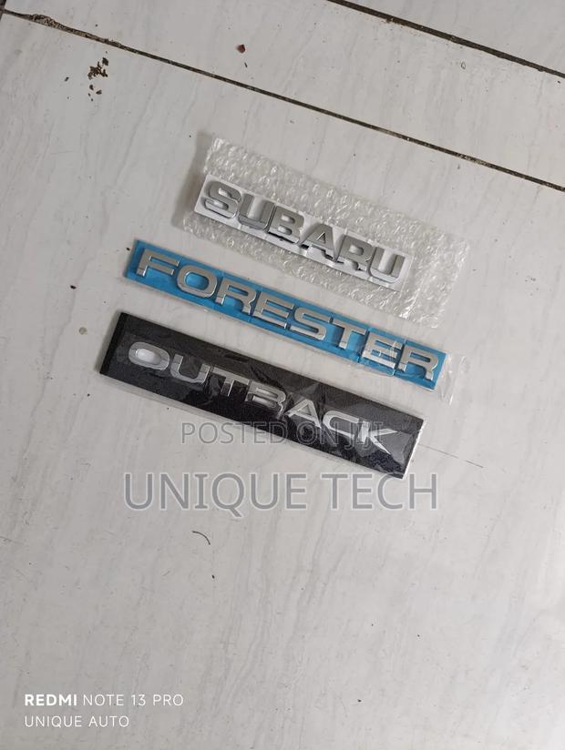 Chrome Emblem for Subaru Outback Forester –Car Logo Stickers - main view