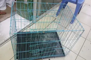 Small Puppy/Rabbit Cage With Removable Cleaning Tray (Blue)