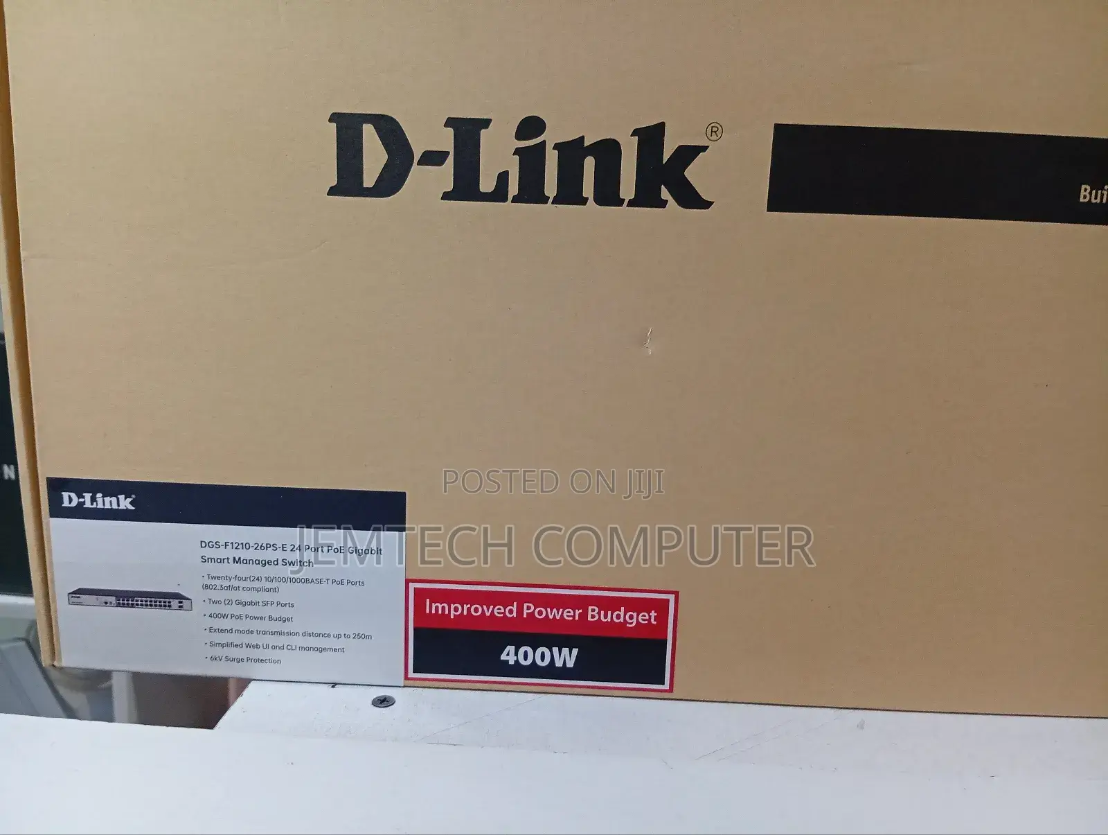 DGS F1210 26ps E Dlink^ DGS F1210-26ps-E Poe+ Smart Switch