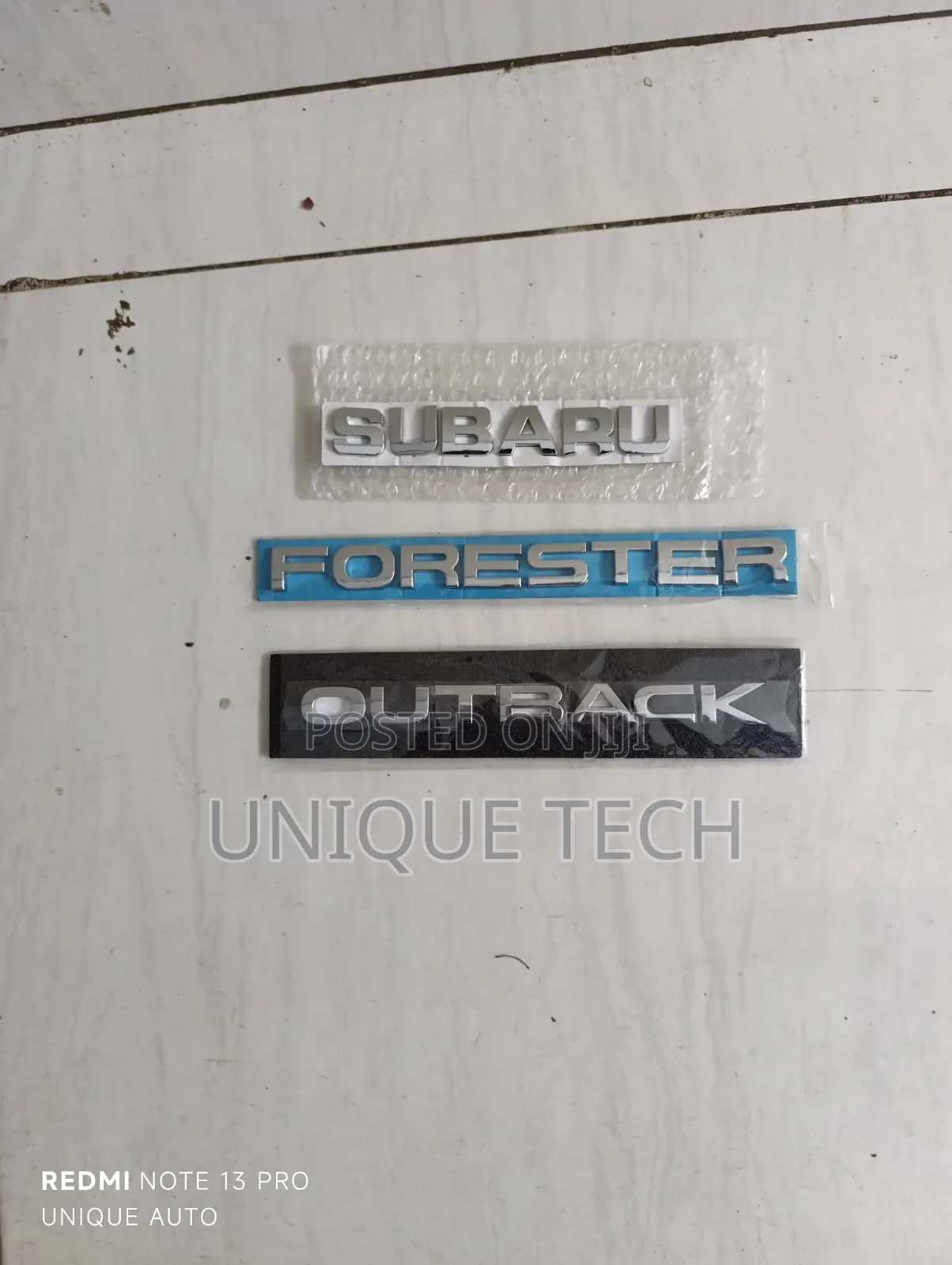 3d Chrome Emblem for Subaru Outback Forester
