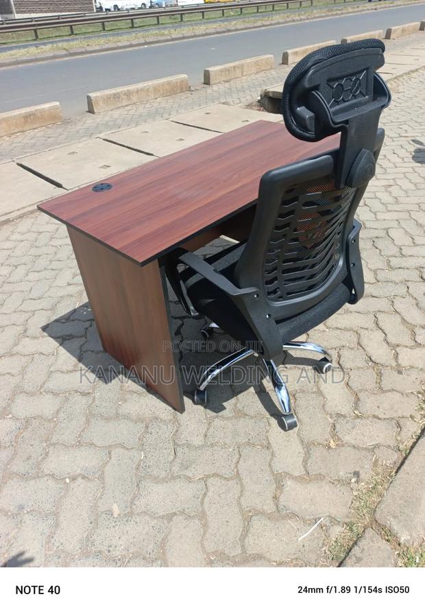 Ergonomic Office Chair Plus Office Table - main view