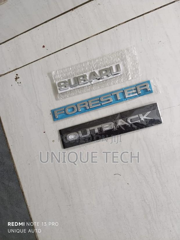 Subaru Outback Forester Chrome Car Emblem /Stickers