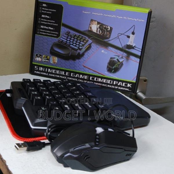 5 In 1 Mobile Game Converter Gaming Keyboard Mouse Set - main view