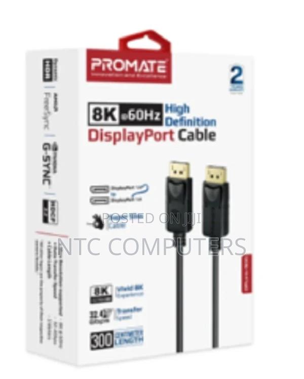 Promate Displayport to Displayport Cable, 3m Cable Length - thumbnail 2