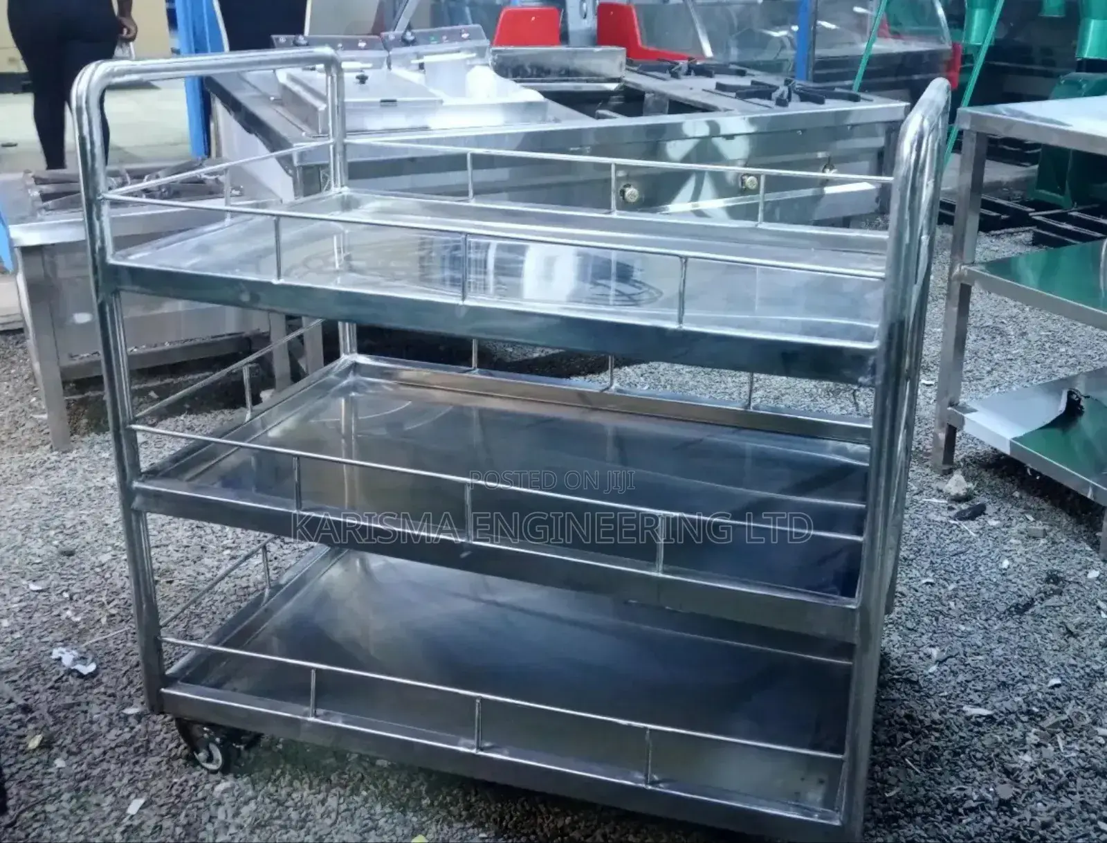 High Quality Stainless Steel Medical Trolley