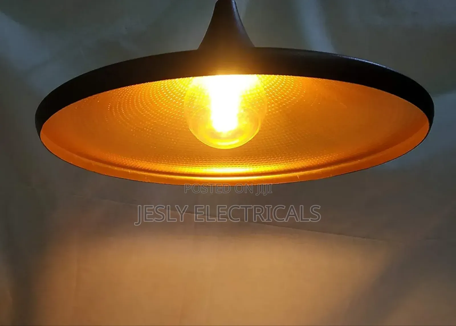 Retro Vintage Pendant Light Black Gold