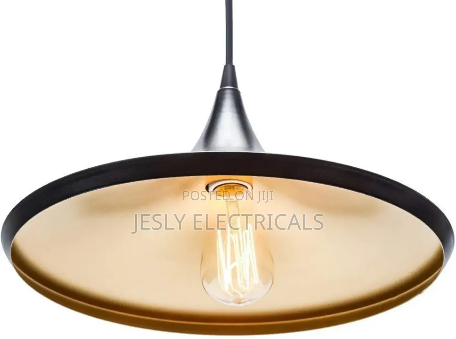 Retro Vintage Pendant Light Black Gold
