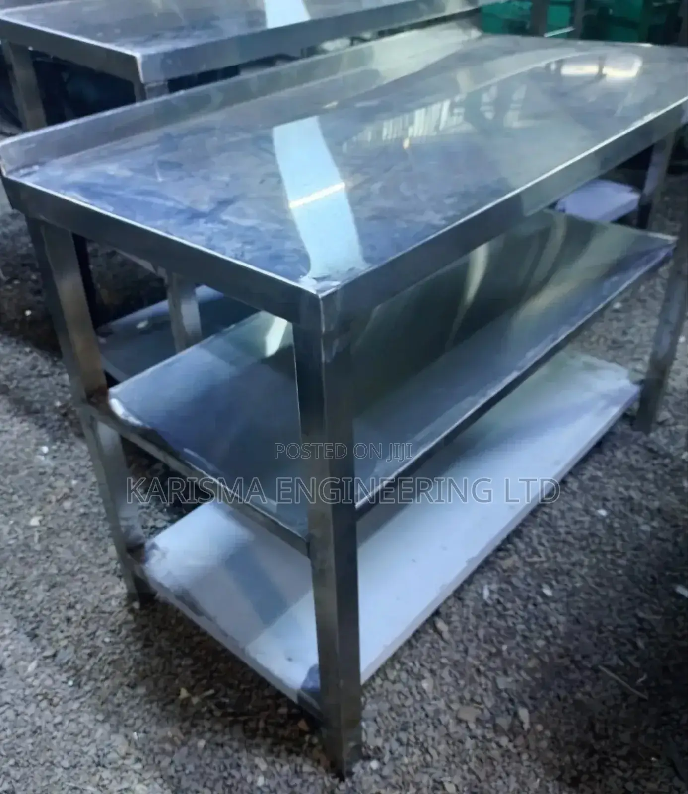 Well Crafted Stainless Steel Work Top Table