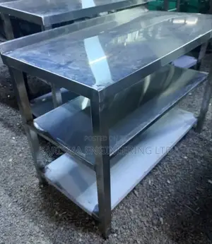 Well Crafted Stainless Steel Work Top Table