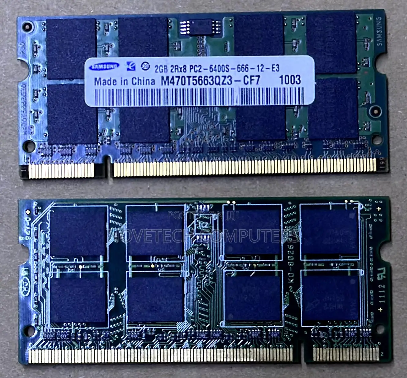 Sumsung 2gb 2rx8 Pc2-6400s-666-12-E3 Ddr2 Laptop Ram