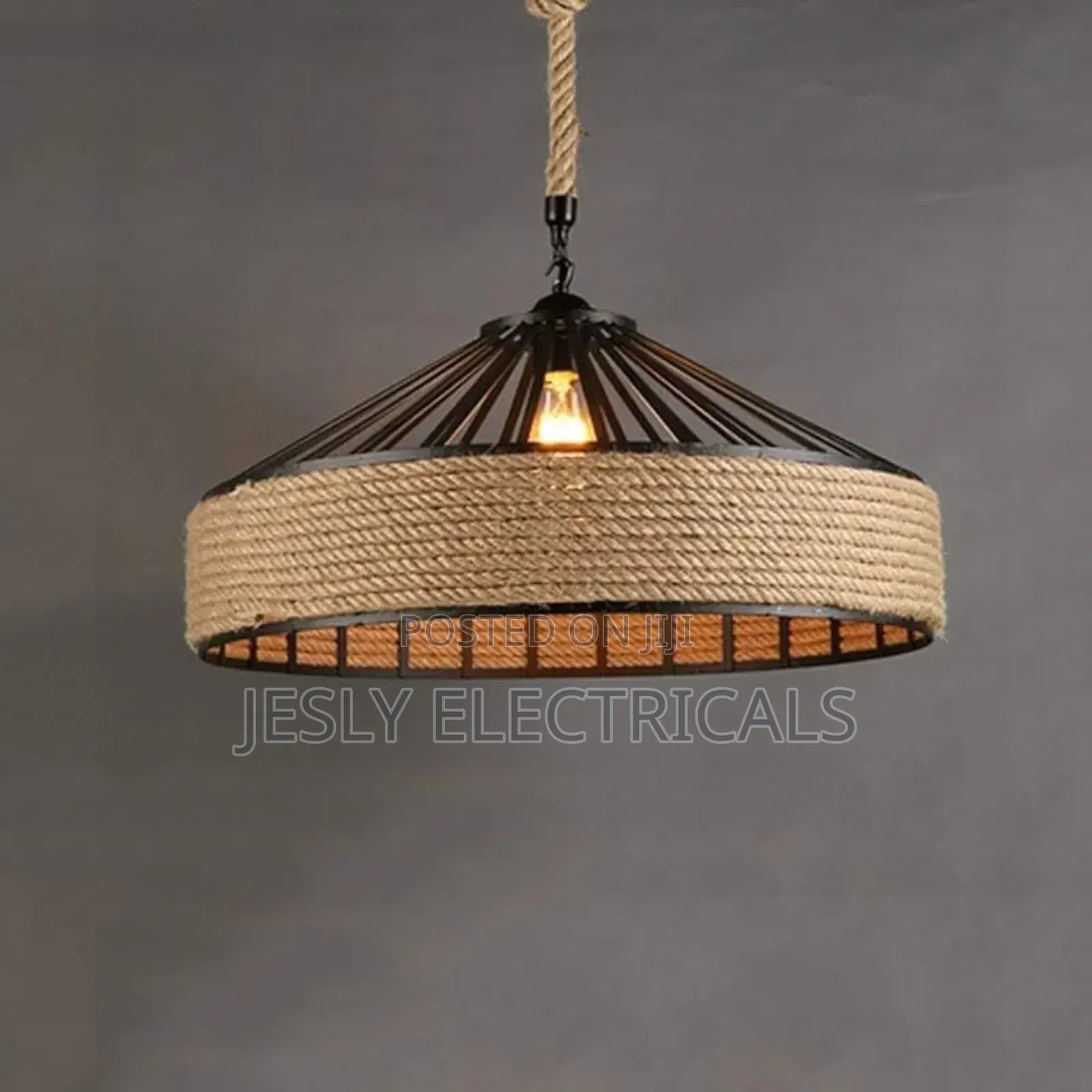 American Country Loft Retro Industrial Chandelier