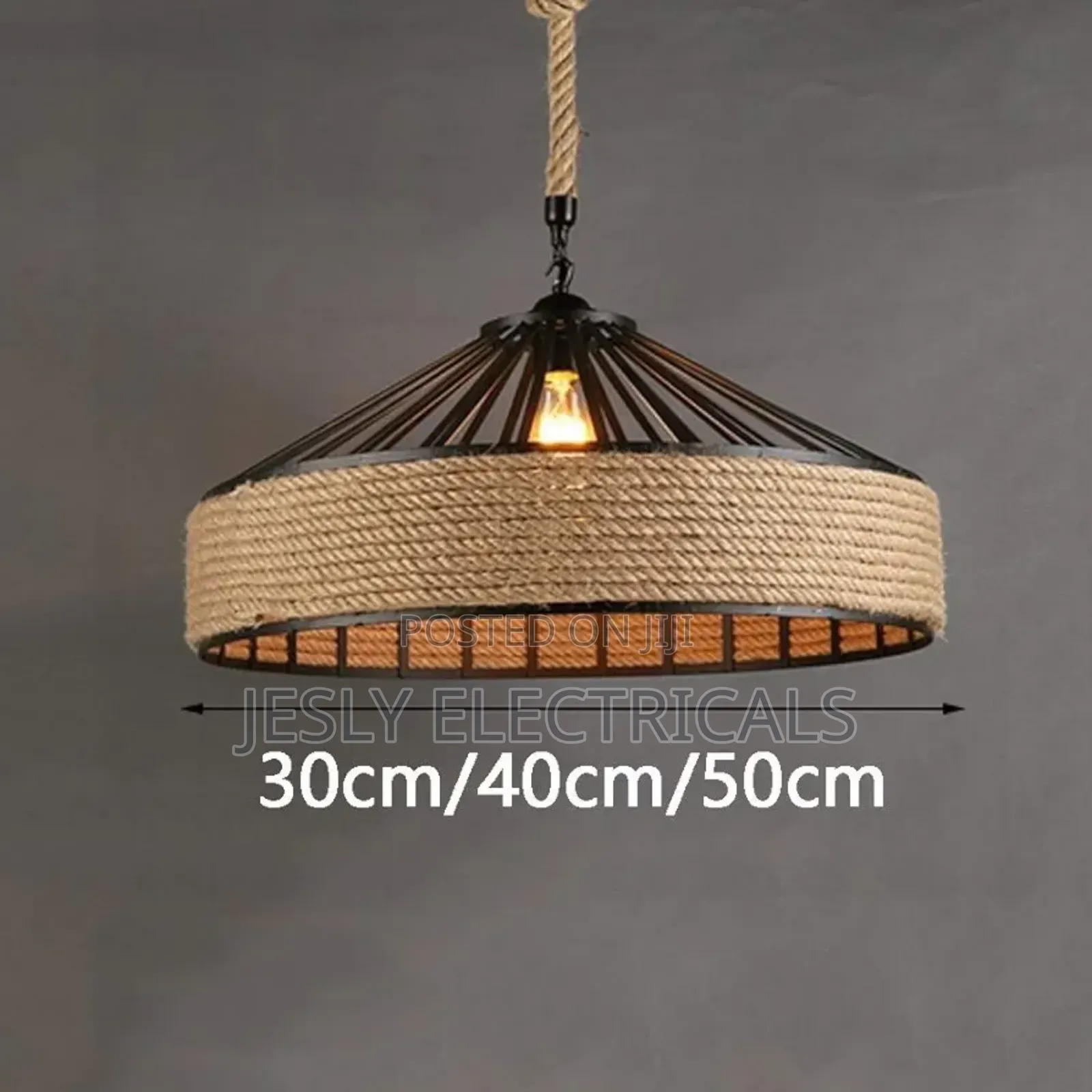 American Country Loft Retro Industrial Chandelier