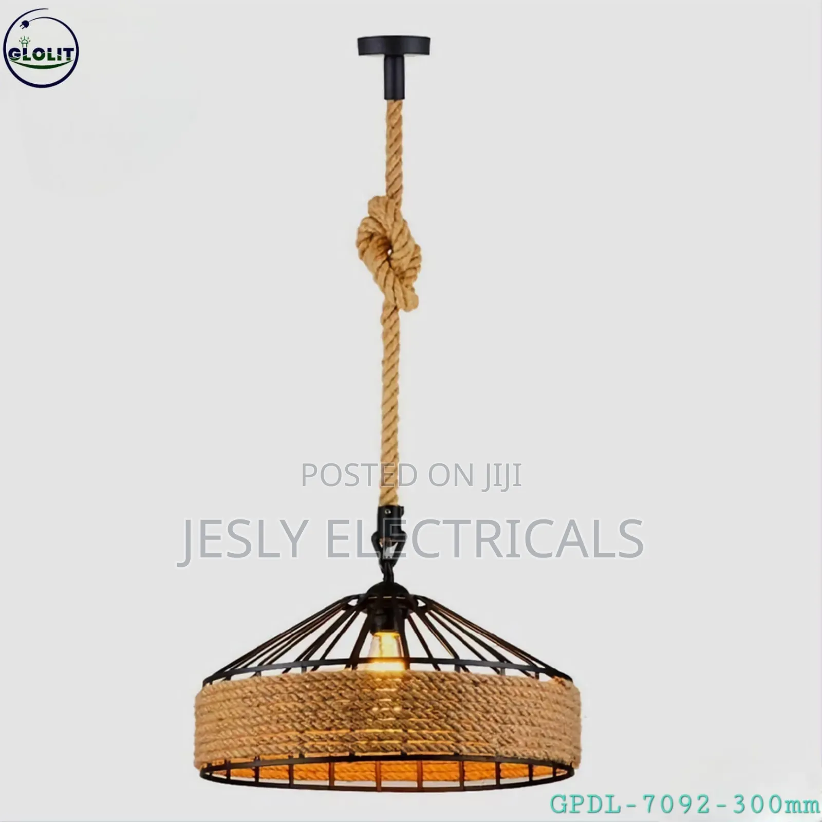 American Country Loft Retro Industrial Chandelier