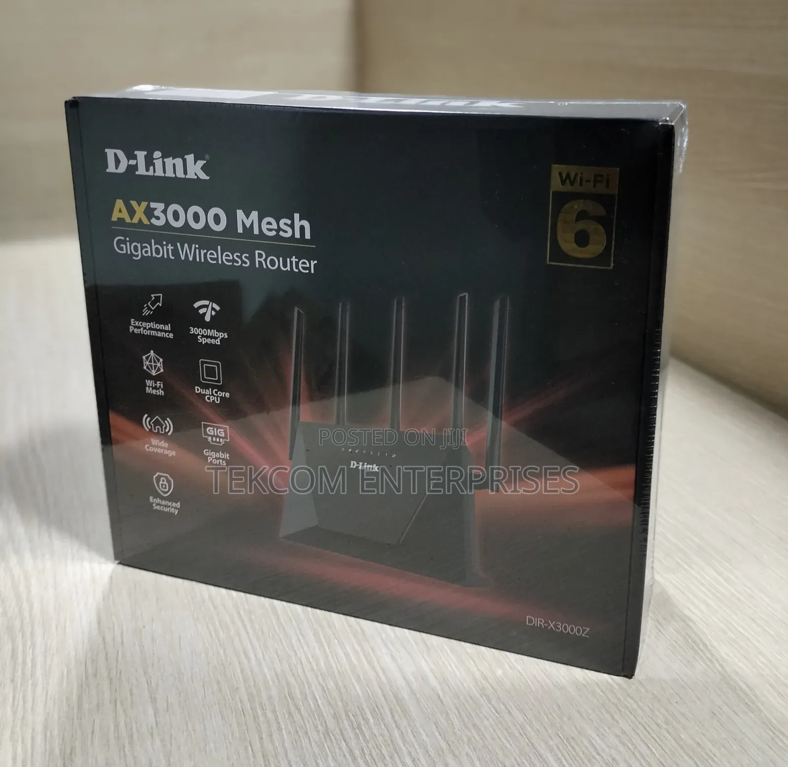D-Link Ax3000 Mesh Gigabit Wi-Fi 6 Router - Dir-X3000z