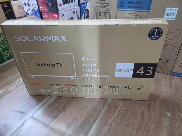 Solarmax 43 Inch Smart Android Frameless - thumbnail 3