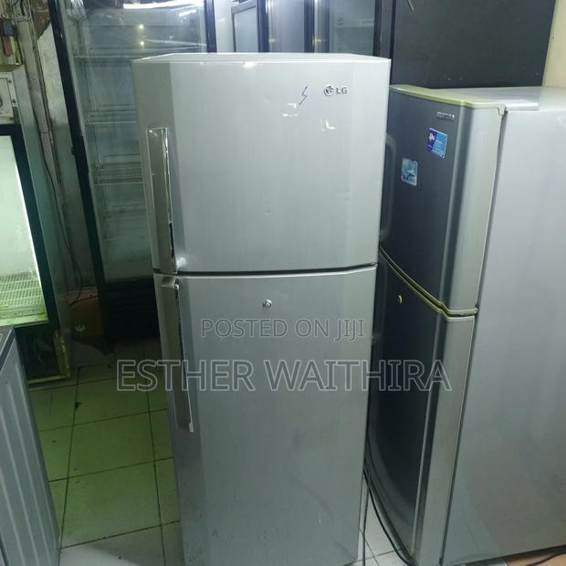 Silver Lg Fridge - main view