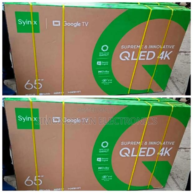 Syinix 65" Google Qled Smart Tv - thumbnail 3