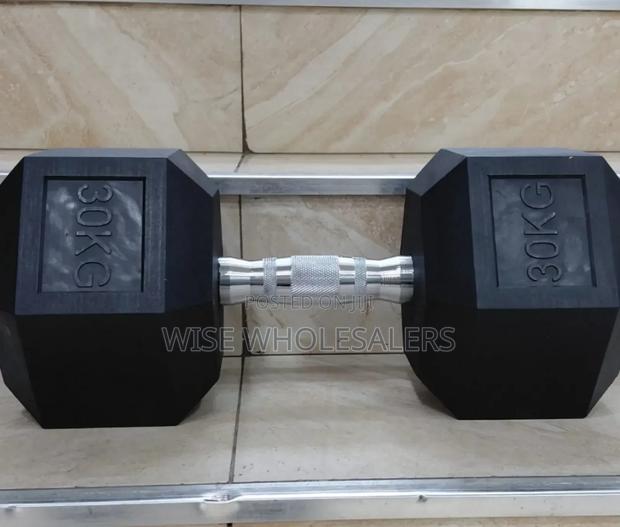 30kg Hexagon Dumbbells(Sold Per Piece)