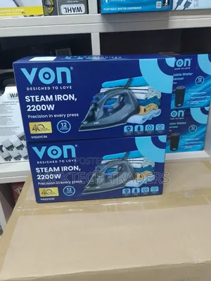 Von Steam Iron Box,2200w Original With 1 Year Warranty