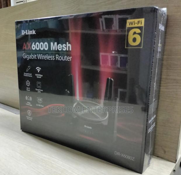 D-Link Ax6000 Multi Gigabit Wi-Fi 6 Router - main view