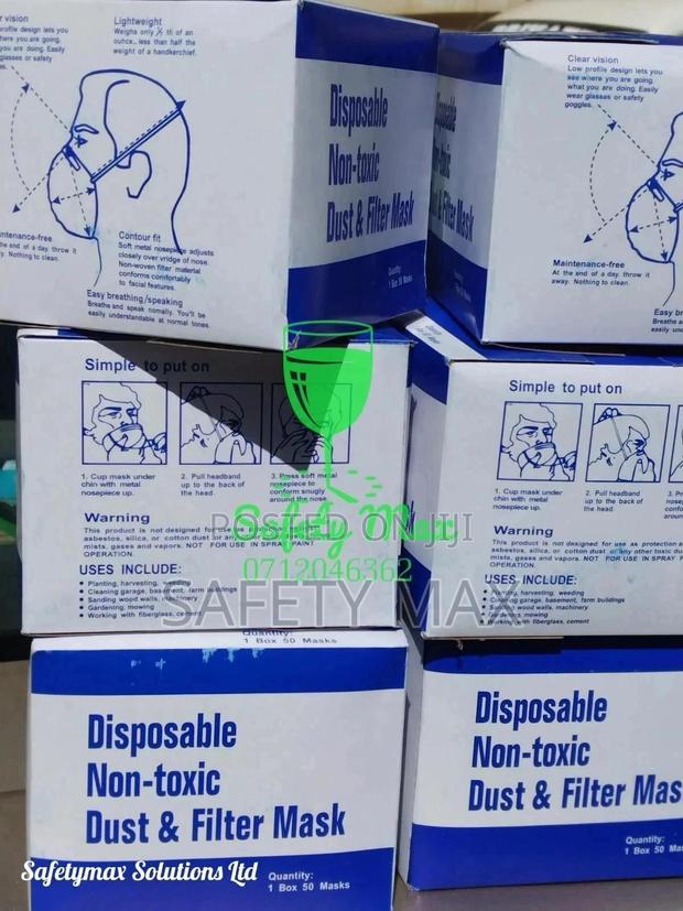 Disposable Non-Toxic Dust&Filter Mask(50 Pcs)