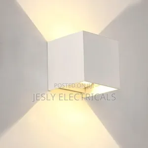 Yima Square Led Wall Lamp,Aluminum Cube Wall Sconces