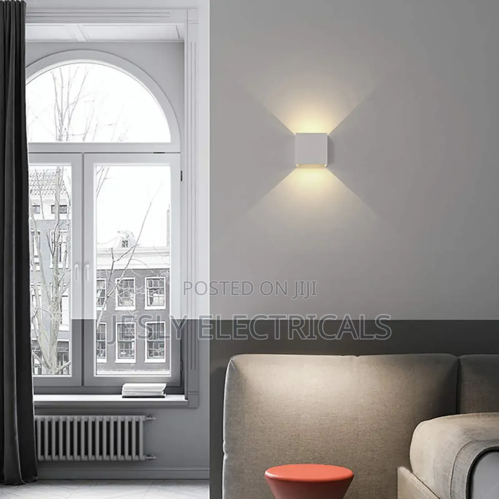 Yima Square Led Wall Lamp,Aluminum Cube Wall Sconces