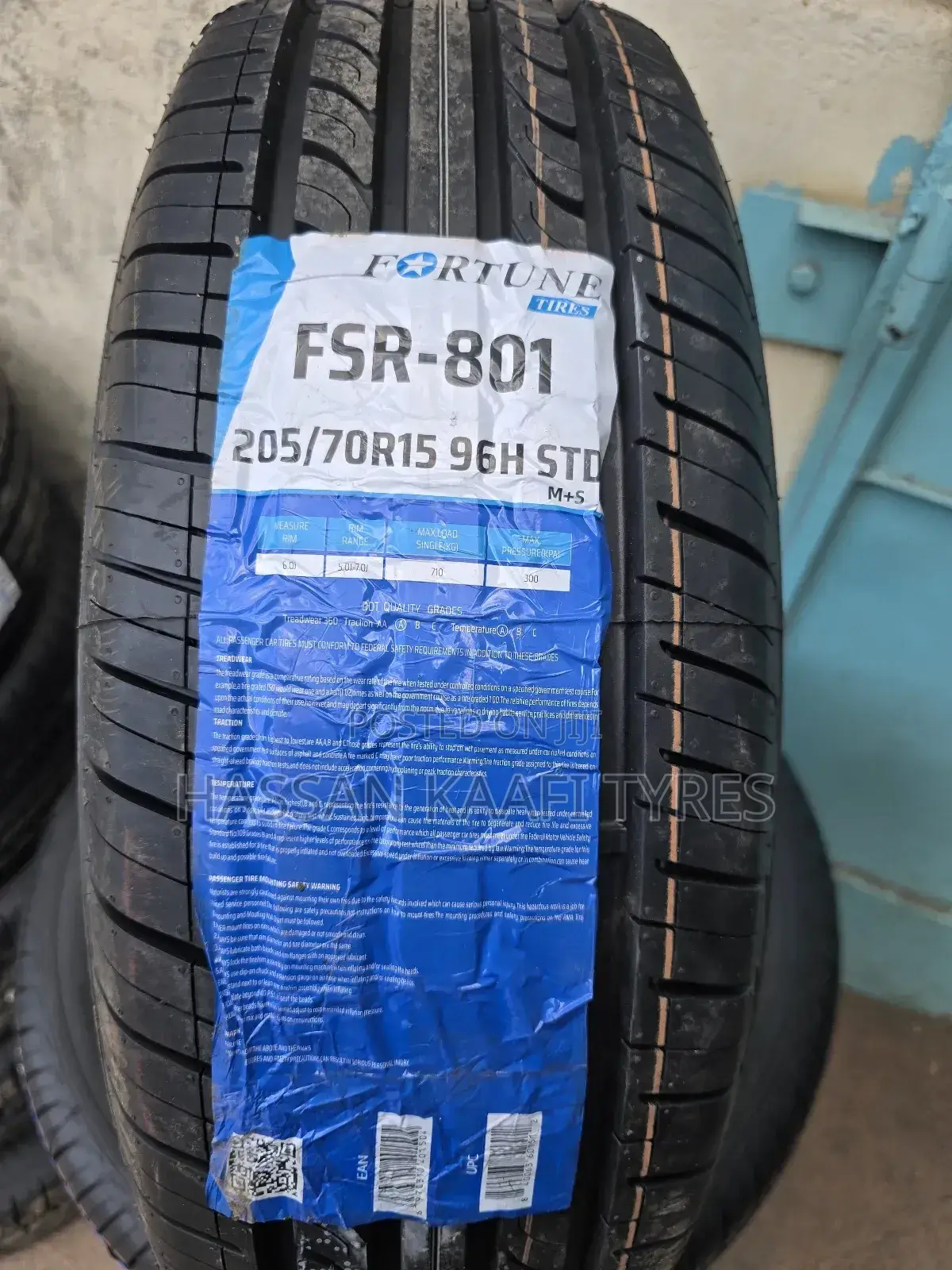 205/70r15 Fortune Tyre