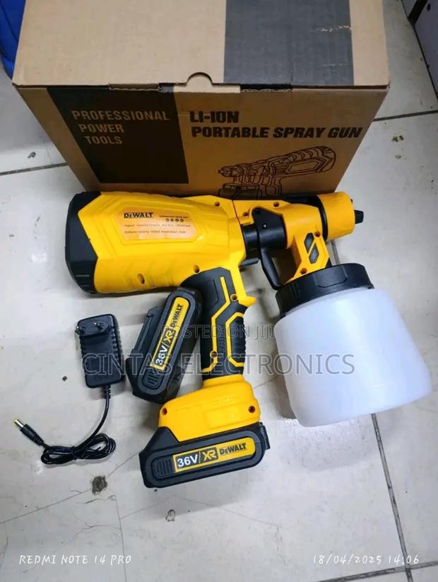 Dewalt Cordless Spray Gun - main view