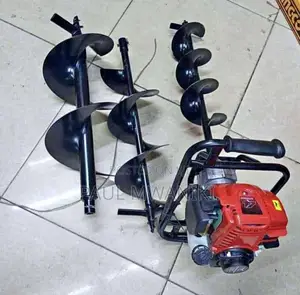4-stroke Engine Earth Auger Machine With 3 Different Bits
