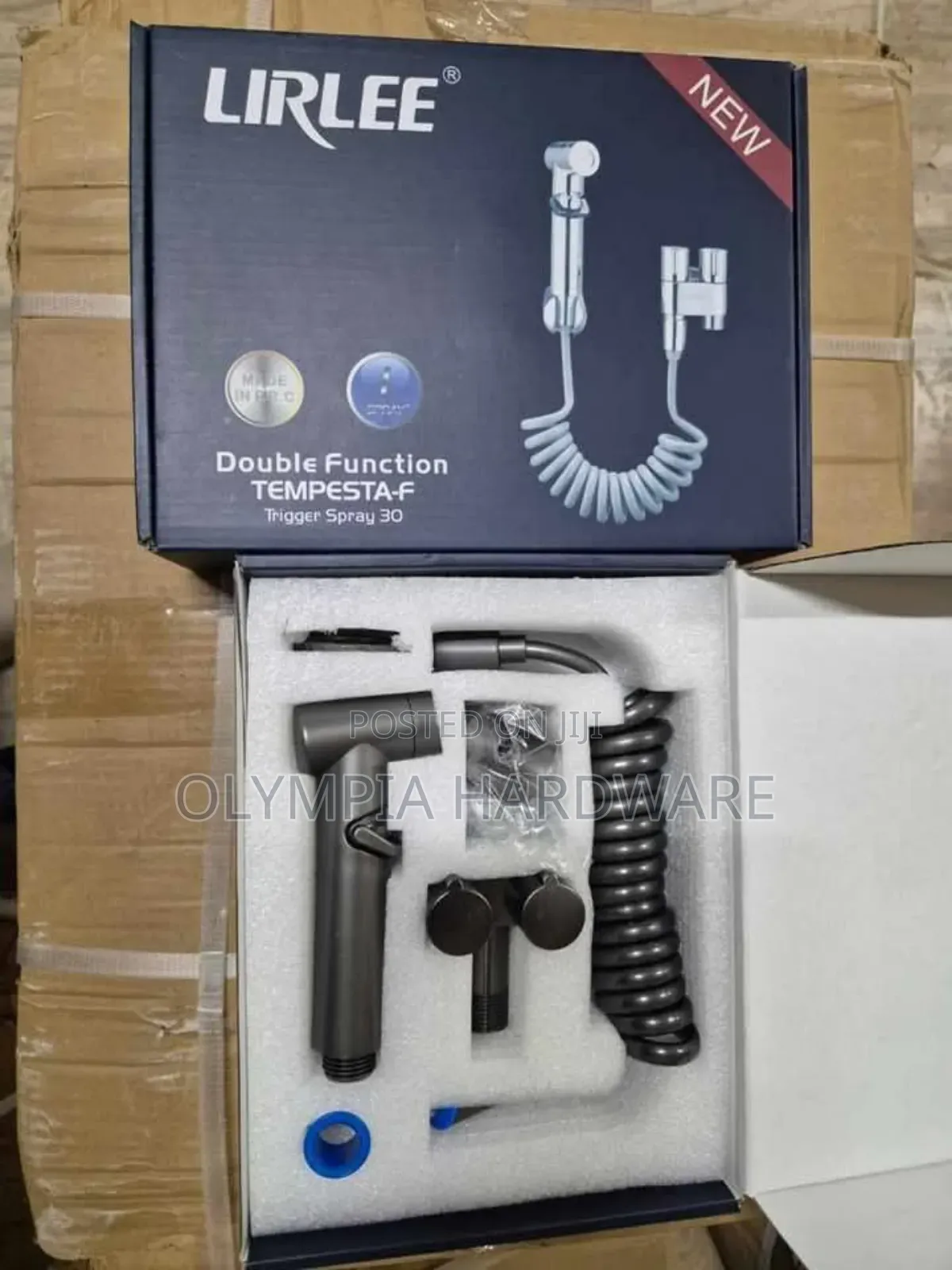Bidet + Angle Valve (Black)