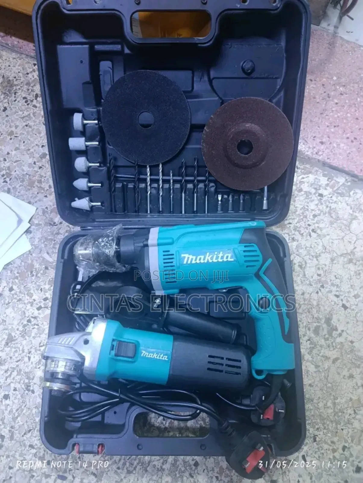 4' Makita Grinder and Drill (Makita Combo)