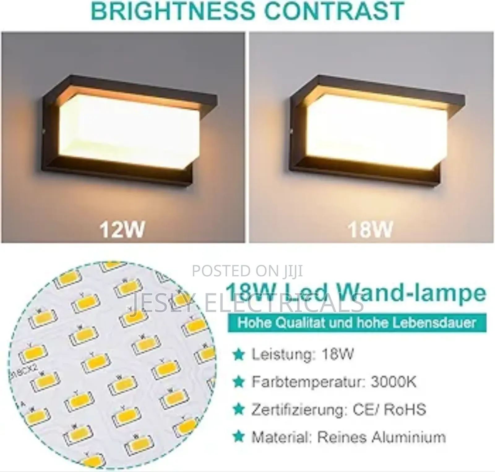 Elitlife 18w Led Wall Lamp Outdoor Wall Lamp