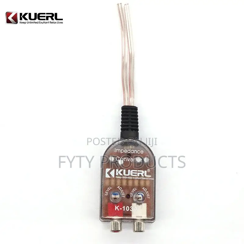12v Rca Line Converter High to Low Car Audio Impedance