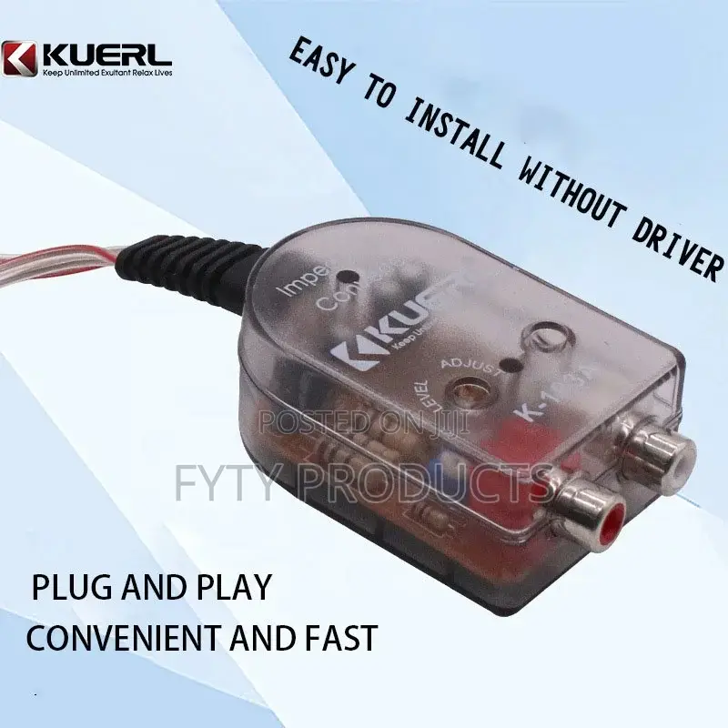 12v Rca Line Converter High to Low Car Audio Impedance