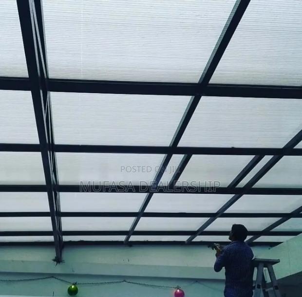 Clear Polycarbonate Roofing Sheets - main view
