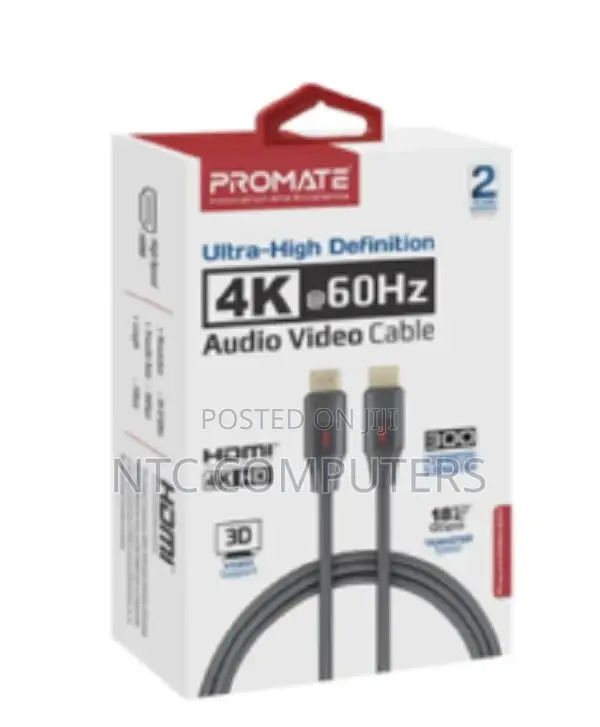Promate Hdmi (Male)-Hdmi(Male) Cable With 3d, at 60hz Ultr