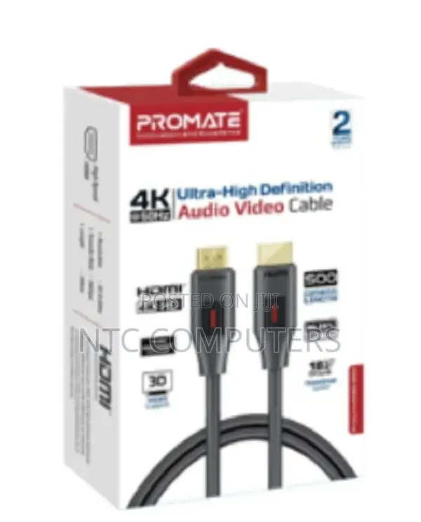 Promate Hdmi (Male)-Hdmi(Male) Cable With 3d, at 60hz Ultra