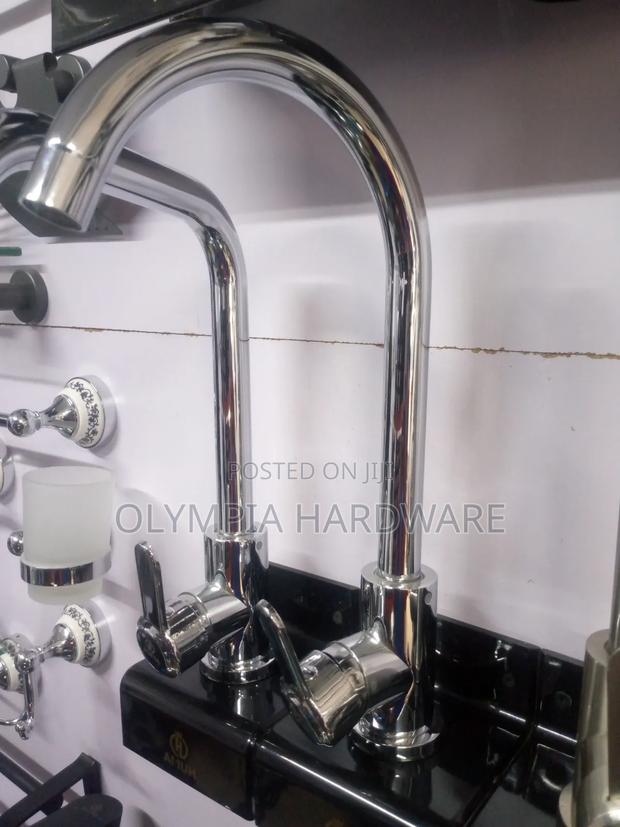 Silver Kitchen Mixer Tap