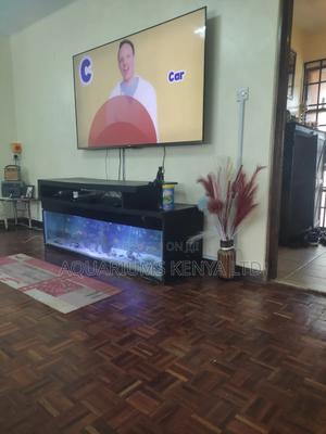 Modern Under-Tv Aquarium Display - thumbnail 2
