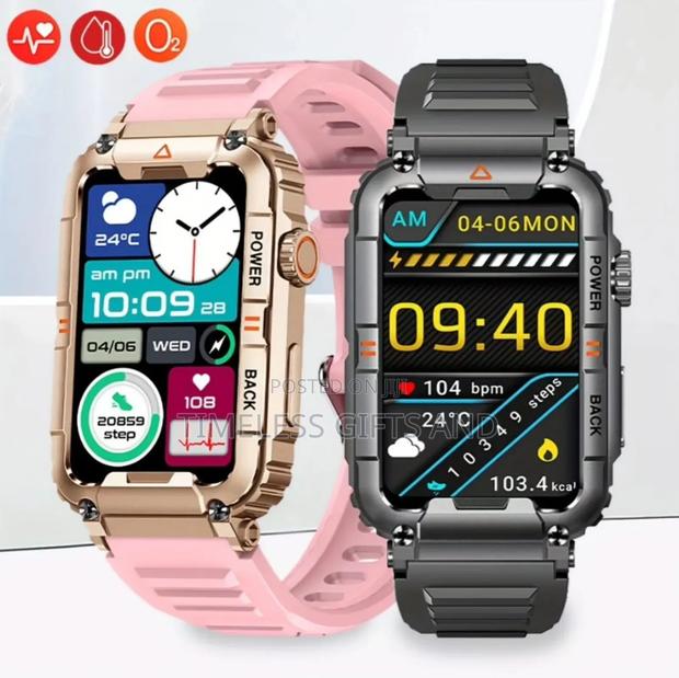 Kr88 Black Pink Smart Watch